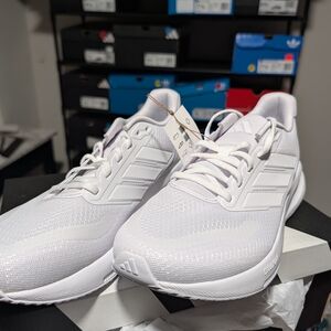 Adidas Men's White Athletic Sneakers